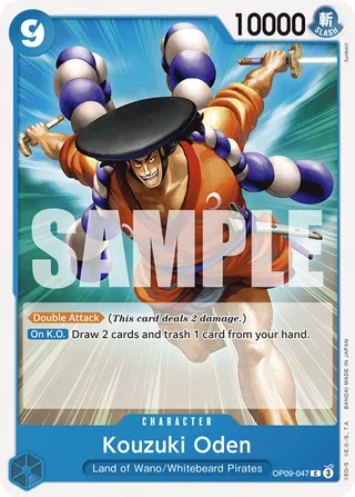 Kouzuki Oden #OP09-047 · Emperors in the New World One Piece card