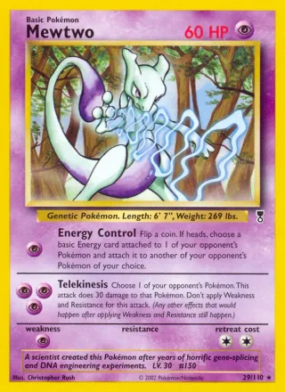 Mewtwo #29 · Legendary Collection Pokémon card