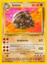 Golem · Legendary Collection Pokémon card