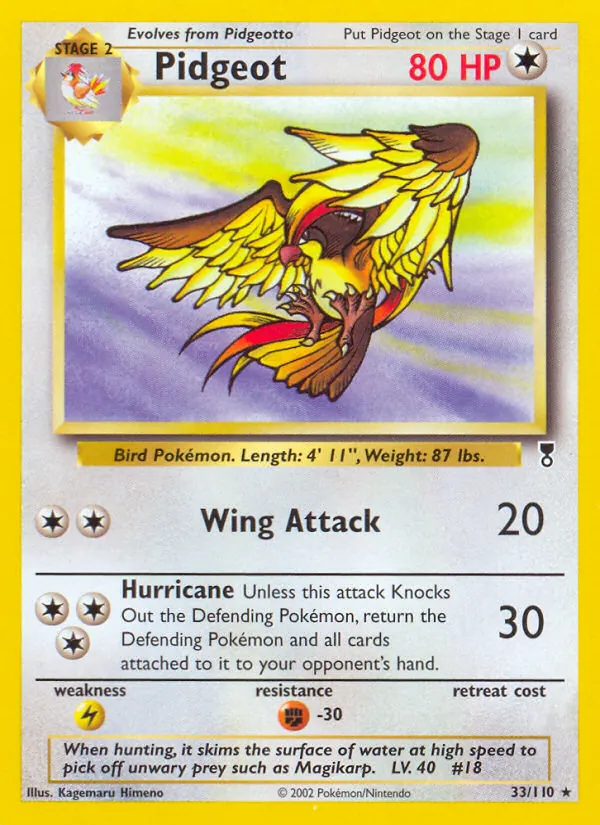 Pidgeot full card art