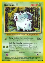 Nidoran ♀ · Legendary Collection Pokémon card