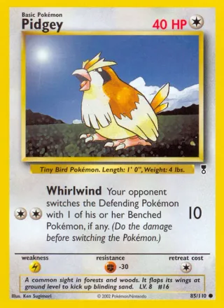 Pidgey #85 · Legendary Collection Pokémon card