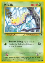 Weedle · Legendary Collection Pokémon card