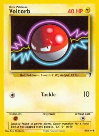 Voltorb #97 · Legendary Collection Pokémon card