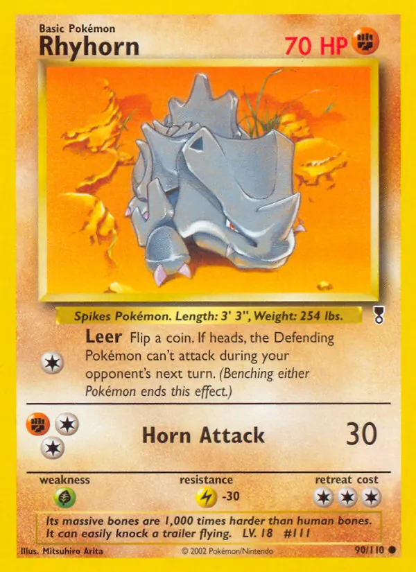 Rhyhorn full card art