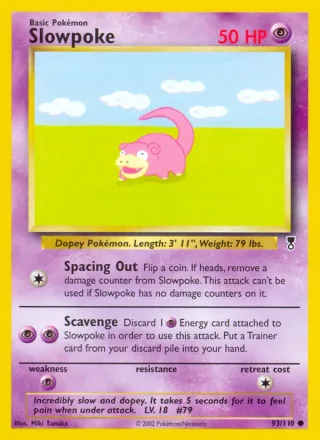 Slowpoke #93 · Legendary Collection Pokémon card