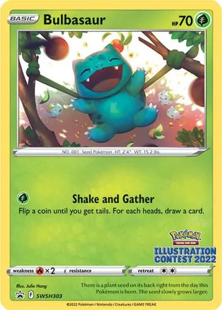 Bulbasaur #SWSH303 · SWSH Black Star Promos Pokémon card