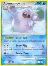 Abomasnow · Stormfront Pokémon card