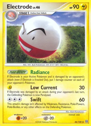 Electrode #36 · Stormfront Pokémon card
