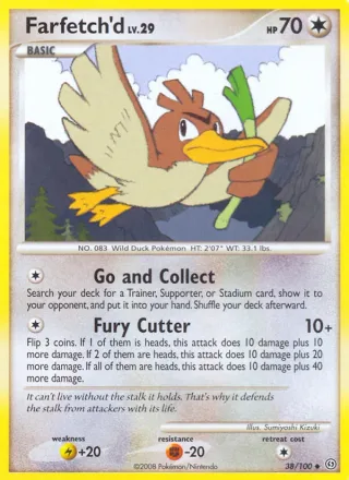Farfetch'd #38 · Stormfront Pokémon card