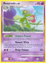 Roserade · Stormfront Pokémon card