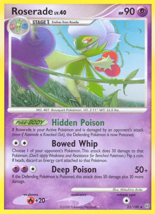 Roserade full card art
