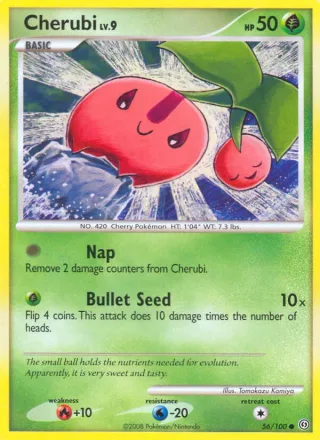 Cherubi #56 · Stormfront Pokémon card