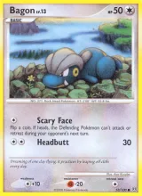 Bagon · Stormfront Pokémon card