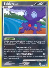 Sableye · Stormfront Pokémon card