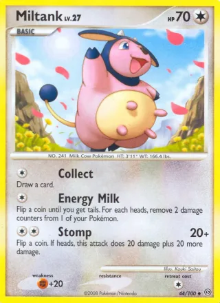 Miltank #44 · Stormfront Pokémon card