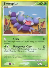 Skorupi · Stormfront Pokémon card