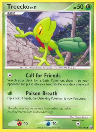 Treecko #79 · Stormfront Pokémon card