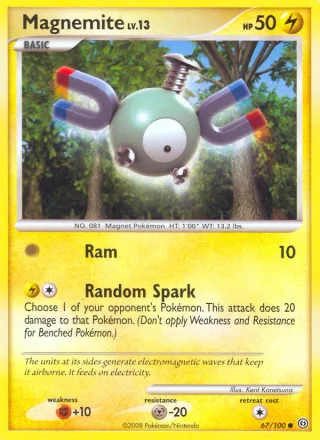Magnemite #67 · Stormfront Pokémon card