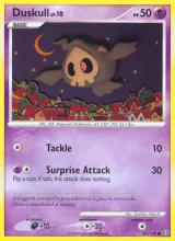 Duskull · Stormfront Pokémon card