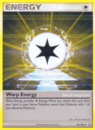 Warp Energy #95 · Stormfront Pokémon card