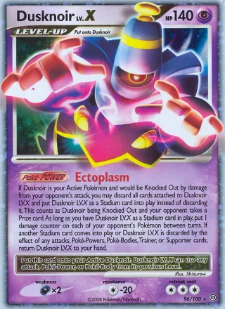 Dusknoir #96 · Stormfront Pokémon card