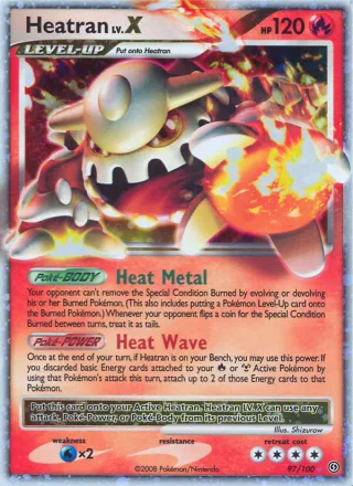 Heatran #97 · Stormfront Pokémon card