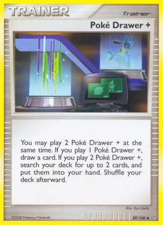 Poké Drawer + #89 · Stormfront Pokémon card