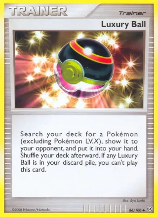 Luxury Ball #86 · Stormfront Pokémon card
