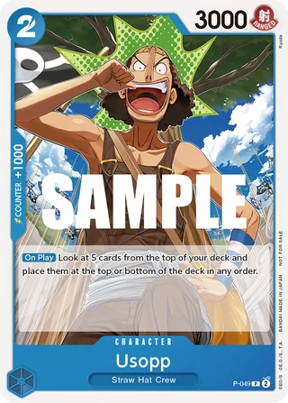 Usopp (Sealed Battle Kit Vol. 1) #P-049-sealed-battle-kit-vol-1 · One Piece Promotion Cards One Piece card
