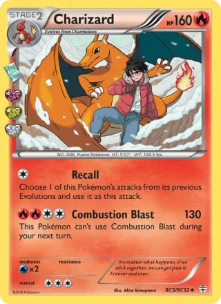 Charizard #RC5 · Generations Pokémon card