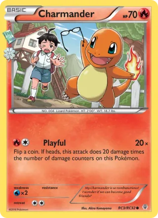 Charmander #RC3 · Generations Pokémon card