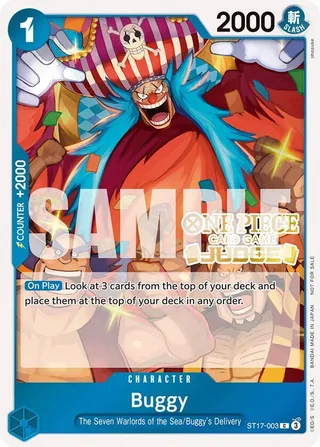 Buggy (Judge Pack Vol. 5) #ST17-003-judge-pack-vol-5 · One Piece Promotion Cards One Piece card