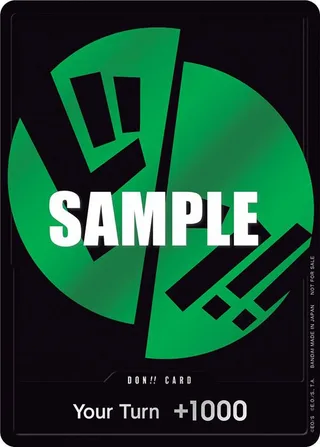 DON!! Card (Green) #don-card-green · One Piece Promotion Cards One Piece card