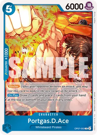 Portgas.D.Ace #OP07-053 · 500 Years in the Future One Piece card