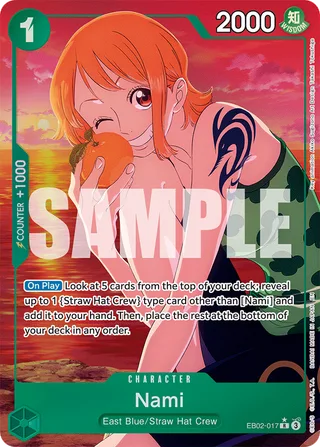 Nami (Alternate Art) #EB02-017-alternate-art · Extra Booster: Anime 25th Collection One Piece card