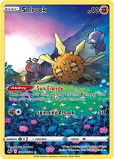 Solrock · Crown Zenith Galarian Gallery Pokémon card