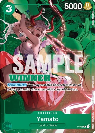 Yamato (Winner Pack Vol. 1) #P-008-winner-pack-vol-1 · One Piece Promotion Cards One Piece card