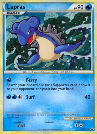 Lapras #HGSS14 · HGSS Black Star Promos Pokémon card
