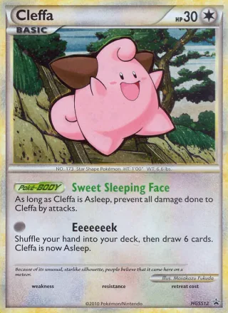 Cleffa #HGSS12 · HGSS Black Star Promos Pokémon card