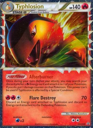 Typhlosion #HGSS09 · HGSS Black Star Promos Pokémon card