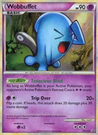 Wobbuffet #HGSS04 · HGSS Black Star Promos Pokémon card