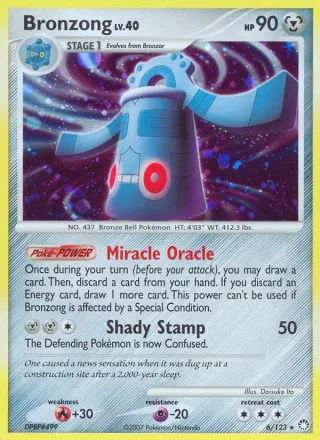 Bronzong #6 · Mysterious Treasures Pokémon card