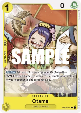 Otama #OP04-097 · Kingdoms of Intrigue Pre-Release Cards One Piece card