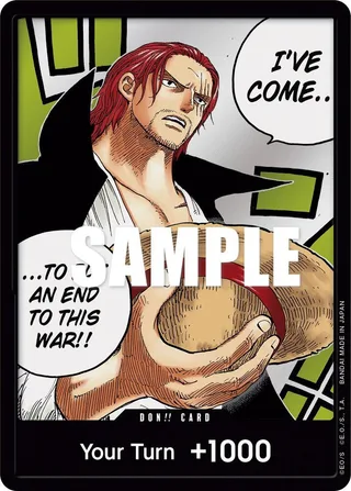 DON!! Card (Manga) #don-card-manga · Paramount War One Piece card