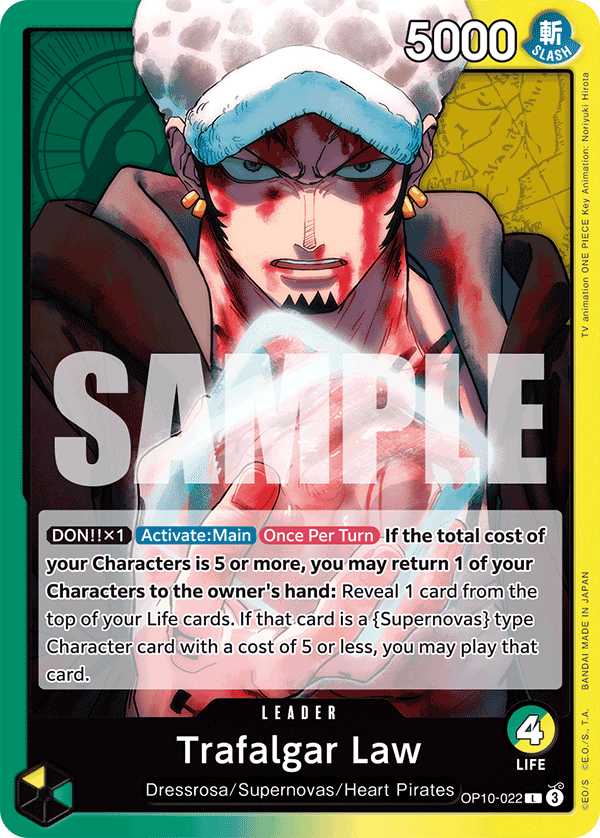 Trafalgar Law (Flame-Flame Fruit Coliseum) full card art