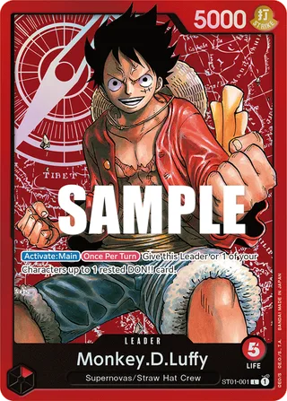 Monkey.D.Luffy #ST01-001 · Revision Pack Cards One Piece card