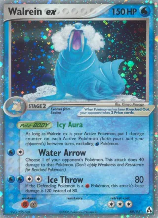Walrein ex #89 · Legend Maker Pokémon card