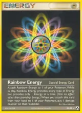 Rainbow Energy · Legend Maker Pokémon card