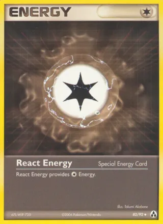 React Energy #82 · Legend Maker Pokémon card